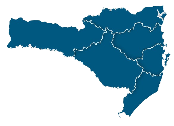 mapa santa catarina